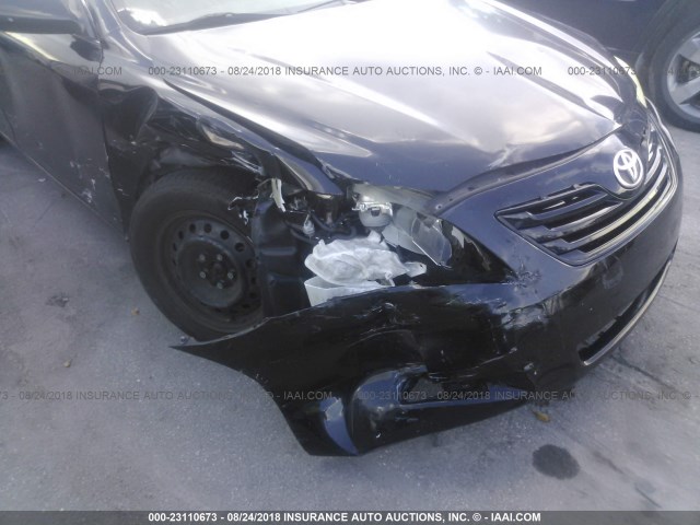 4T1BE46K19U404596 - 2009 TOYOTA CAMRY SE/LE/XLE BLACK photo 6