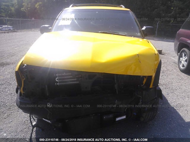 1GCDT13W22K238762 - 2002 CHEVROLET S TRUCK S10 YELLOW photo 6