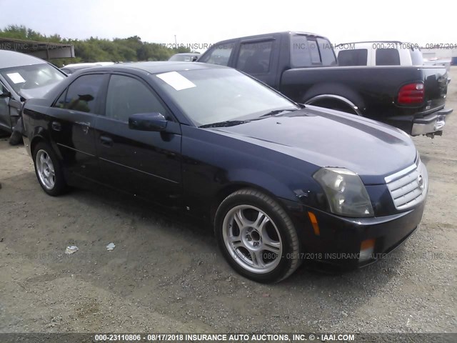 1G6DP577670180630 - 2007 CADILLAC CTS HI FEATURE V6 BLUE photo 1