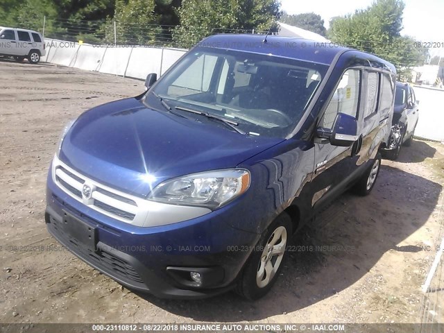 ZFBERFBT6F6A75366 - 2015 RAM PROMASTER CITY SLT BLUE photo 2