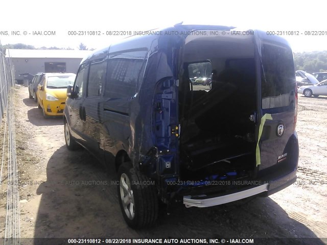 ZFBERFBT6F6A75366 - 2015 RAM PROMASTER CITY SLT BLUE photo 3