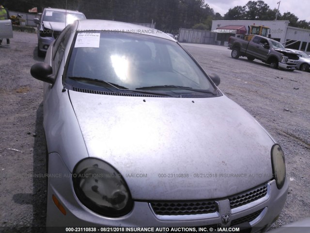 1B3ES56C03D168184 - 2003 DODGE NEON SXT SILVER photo 6