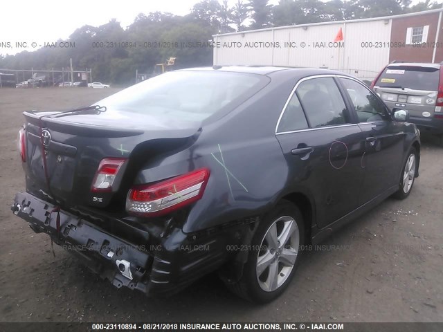 4T1BF3EK4BU229050 - 2011 TOYOTA CAMRY SE/LE/XLE GRAY photo 6