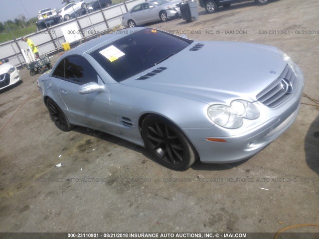 WDBSK75F25F103917 - 2005 MERCEDES-BENZ SL 500 Light Blue photo 1