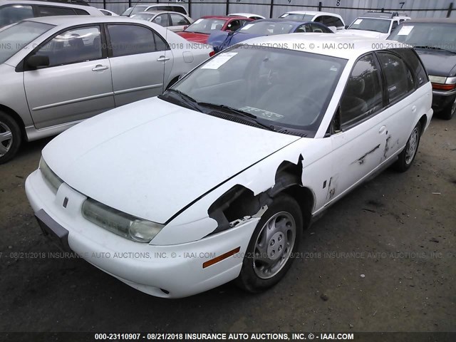 1G8ZK8278VZ116148 - 1997 SATURN SW2 WHITE photo 2
