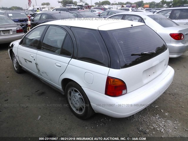 1G8ZK8278VZ116148 - 1997 SATURN SW2 WHITE photo 3