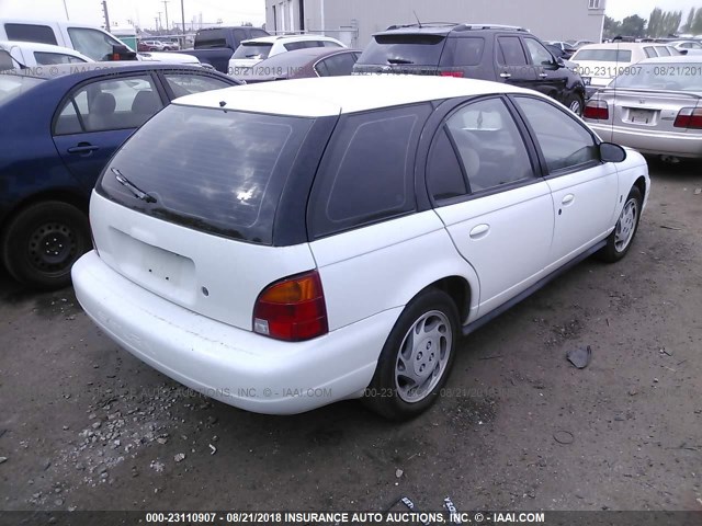 1G8ZK8278VZ116148 - 1997 SATURN SW2 WHITE photo 4