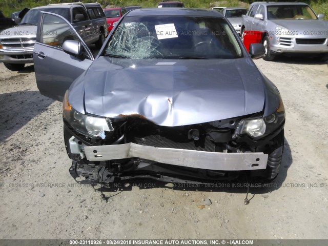 JH4CU2F67CC030347 - 2012 ACURA TSX TECH GRAY photo 6