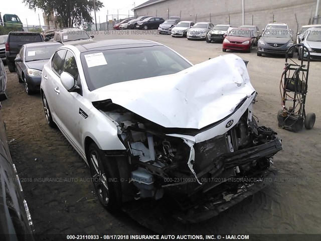 5XXGR4A67DG110031 - 2013 KIA OPTIMA SX WHITE photo 1