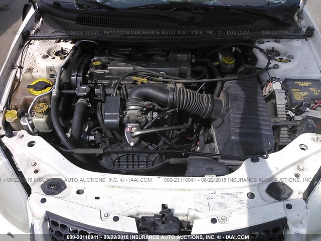 1B3EL46X62N154566 - 2002 DODGE STRATUS SE PLUS WHITE photo 10