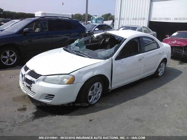 1B3EL46X62N154566 - 2002 DODGE STRATUS SE PLUS WHITE photo 2