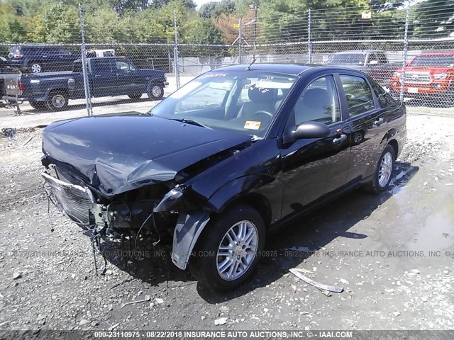 1FAFP34N87W117514 - 2007 FORD FOCUS ZX4/S/SE/SES შავი ფოტო 2