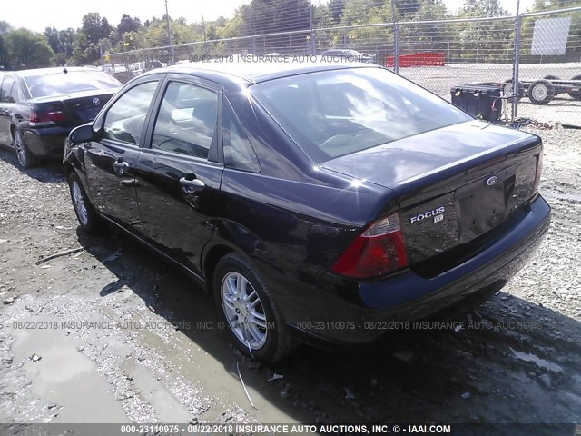 1FAFP34N87W117514 - 2007 FORD FOCUS ZX4/S/SE/SES შავი ფოტო 3