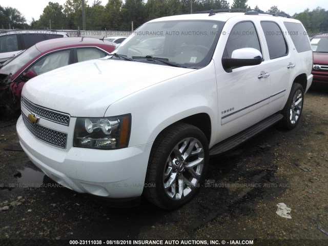 1GNSCCE09DR275692 - 2013 CHEVROLET TAHOE C1500 LTZ WHITE photo 6