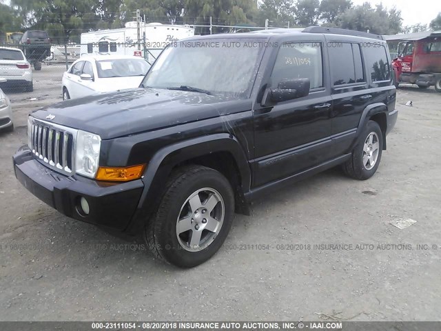 1J8HG48K89C509706 - 2009 JEEP COMMANDER SPORT BLACK photo 2