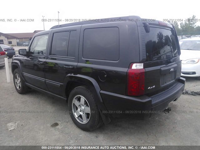 1J8HG48K89C509706 - 2009 JEEP COMMANDER SPORT Սև լուսանկար 3