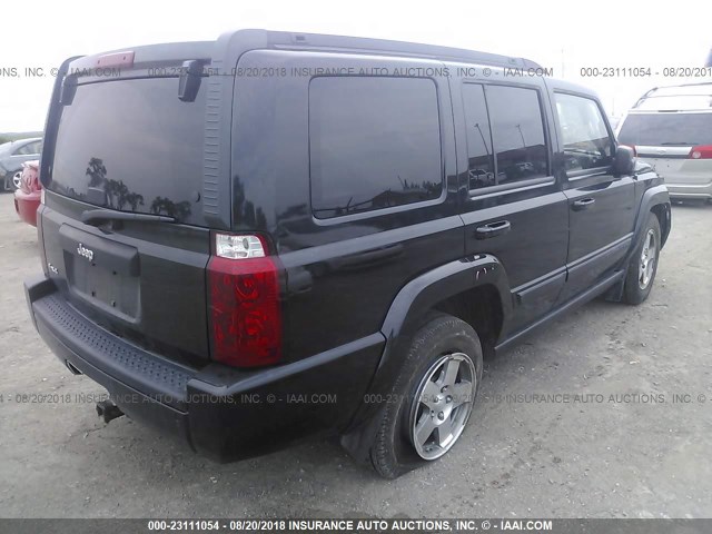 1J8HG48K89C509706 - 2009 JEEP COMMANDER SPORT BLACK photo 4