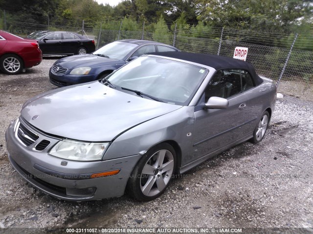 YS3FH71UX76103715 - 2007 SAAB 9-3 AERO GRAY photo 2