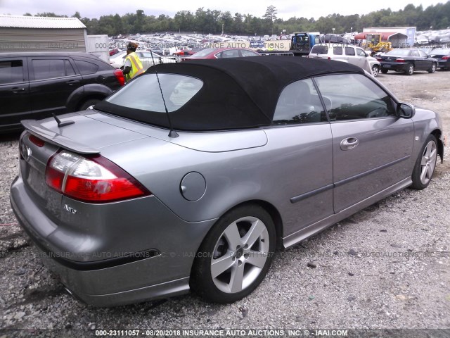 YS3FH71UX76103715 - 2007 SAAB 9-3 AERO GRAY photo 4