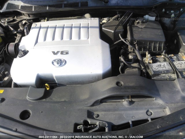 4T1BK3EK9AU112915 - 2010 TOYOTA CAMRY SE/LE/XLE BLACK photo 10