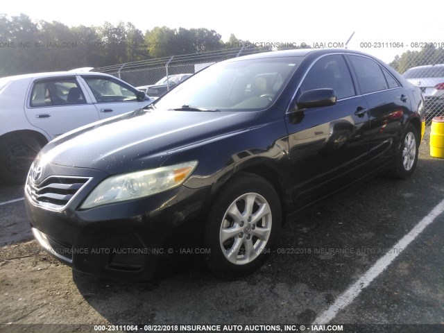 4T1BK3EK9AU112915 - 2010 TOYOTA CAMRY SE/LE/XLE BLACK photo 2