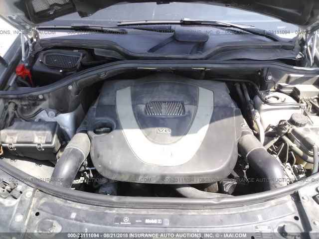 4JGBB86E98A381532 - 2008 MERCEDES-BENZ ML 350 SILVER photo 10