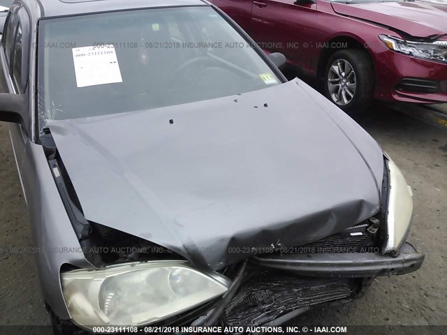 2HGES26704H505944 - 2004 HONDA CIVIC EX GRAY photo 10