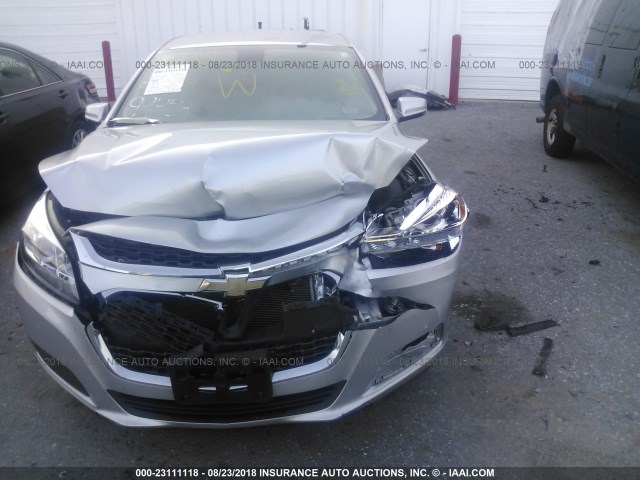 1G11C5SL2EF177288 - 2014 CHEVROLET MALIBU 1LT SILVER photo 6