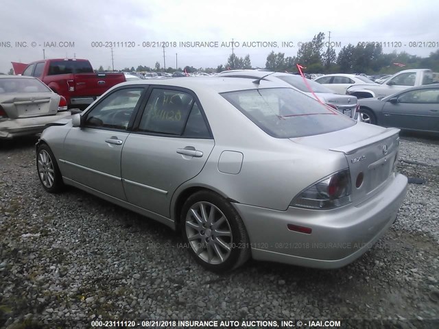 JTHBD192550096172 - 2005 LEXUS IS 300 SILVER photo 3