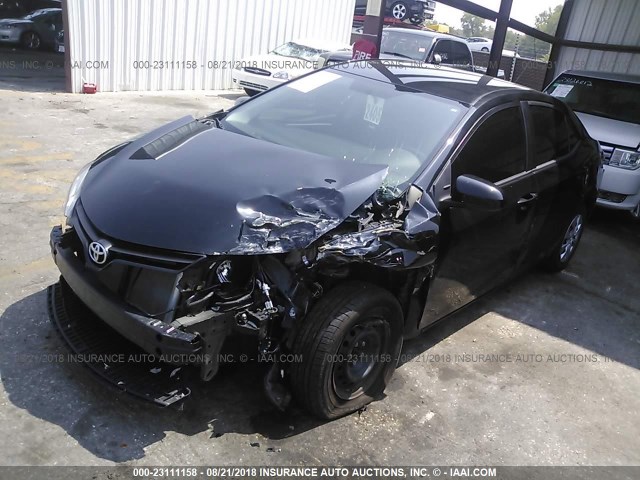 5YFBURHE6FP217665 - 2015 TOYOTA COROLLA L/LE/LE PLS/PRM/S/S PLS BLACK photo 2