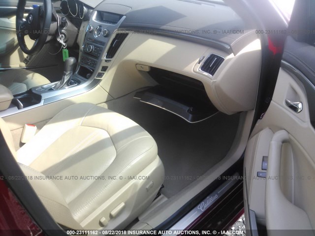 1G6DJ5EVXA0125950 - 2010 CADILLAC CTS PERFORMANCE COLLECTION Красный фото 5