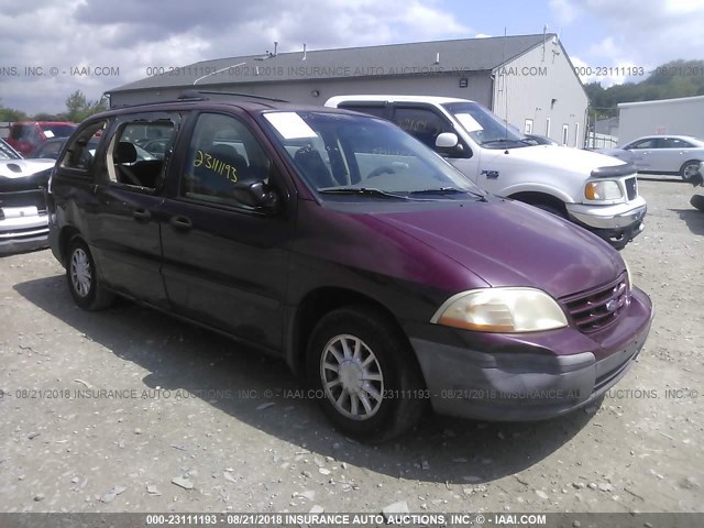 2FMZA5149XBA35255 - 1999 FORD WINDSTAR LX MAROON photo 1