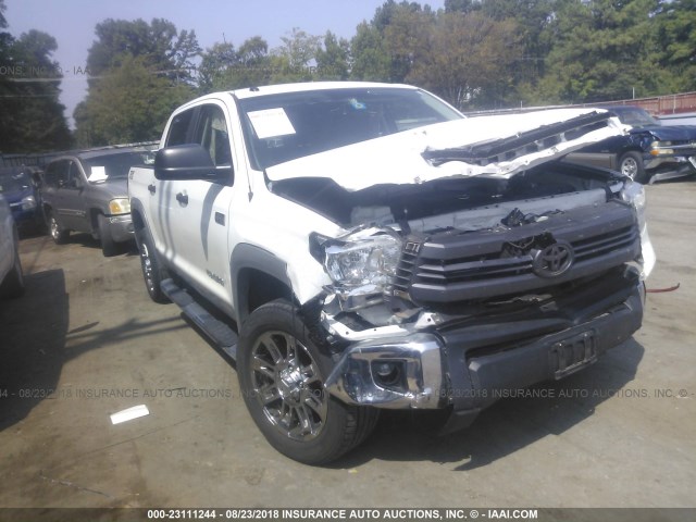 5TFDW5F14FX432121 - 2015 TOYOTA Tundra CREWMAX SR5/TRD PRO WHITE photo 1