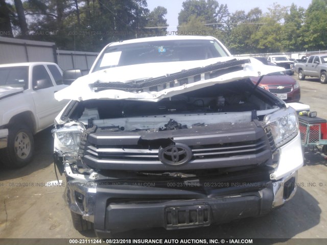 5TFDW5F14FX432121 - 2015 TOYOTA Tundra CREWMAX SR5/TRD PRO WHITE photo 6