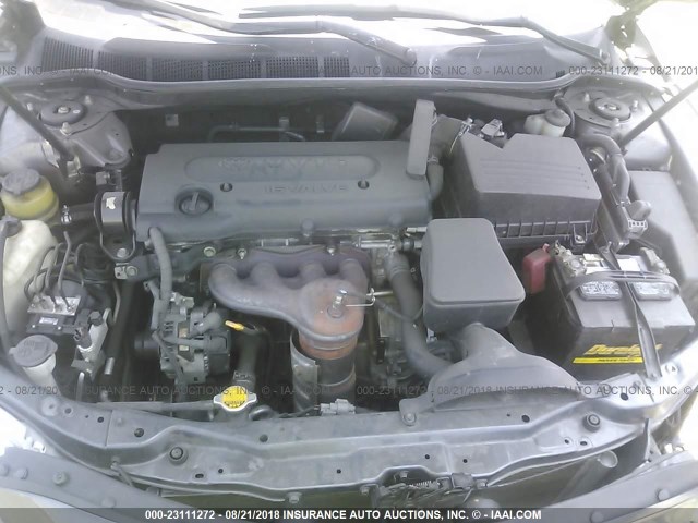 4T4BE46K68R017367 - 2008 TOYOTA CAMRY CE/LE/XLE/SE GRAY photo 10