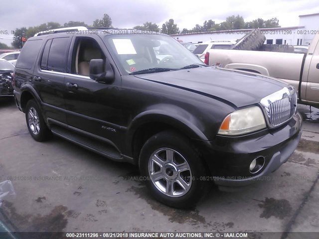 5LMEU88H05ZJ13249 - 2005 LINCOLN AVIATOR GRAY photo 1
