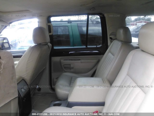5LMEU88H05ZJ13249 - 2005 LINCOLN AVIATOR GRAY photo 8