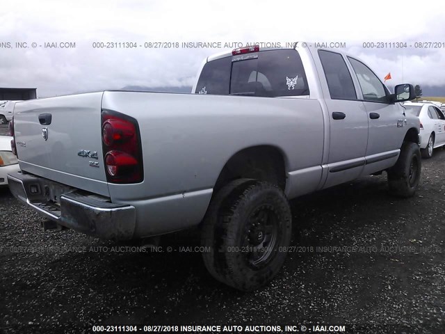1D7KS28C07J528063 - 2007 DODGE RAM 2500 ST/SLT 银色 照片 4