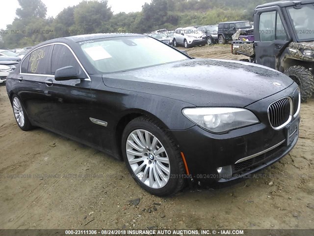 WBAKC8C5XCC436375 - 2012 BMW 750 LXI BLACK photo 1