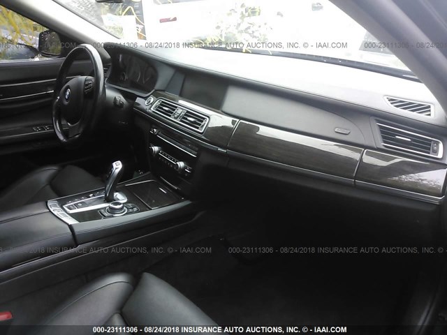 WBAKC8C5XCC436375 - 2012 BMW 750 LXI BLACK photo 5