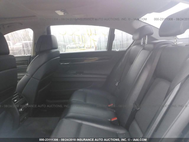 WBAKC8C5XCC436375 - 2012 BMW 750 LXI BLACK photo 8