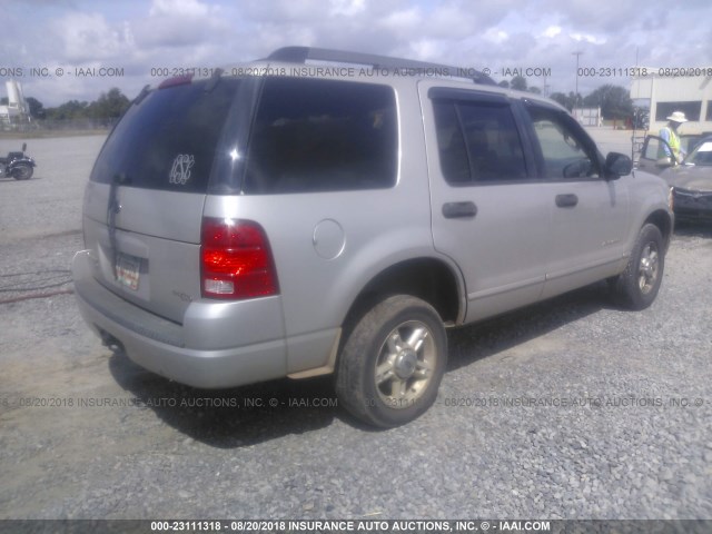 1FMZU63K95UA09285 - 2005 FORD EXPLORER XLT/XLT SPORT/NBX 银色 照片 4