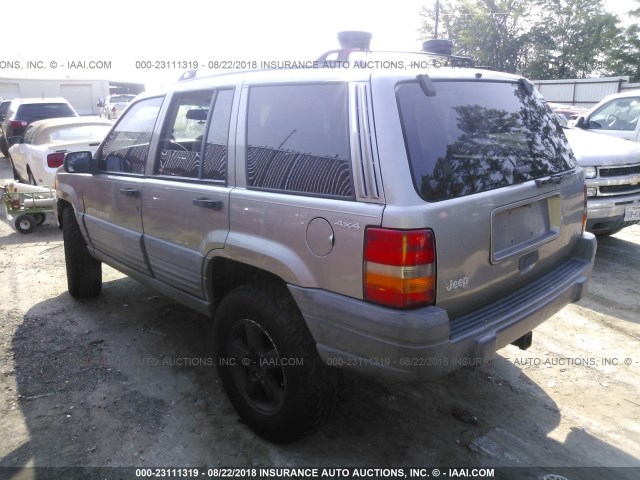 1J4GZ58Y7WC271506 - 1998 JEEP GRAND CHEROKEE LAREDO/TSI GRAY photo 3