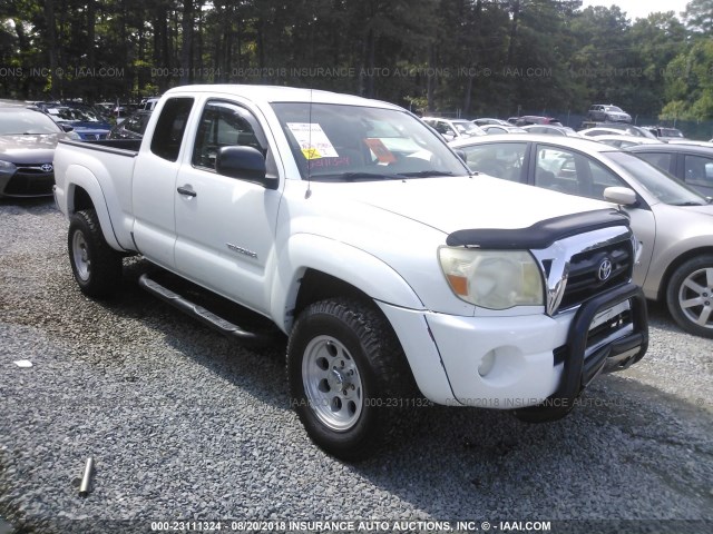 5TETU62N36Z167569 - 2006 TOYOTA TACOMA PRERUNNER ACCESS CAB WHITE photo 1