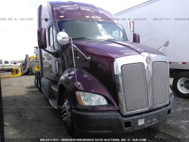 1XKFD48X5CJ315743 - 2012 KENWORTH T700 T700 MAROON photo 1