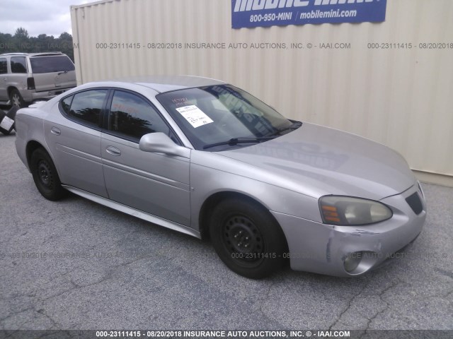 2G2WP552171183781 - 2007 PONTIAC GRAND PRIX Сріблястий фото 1
