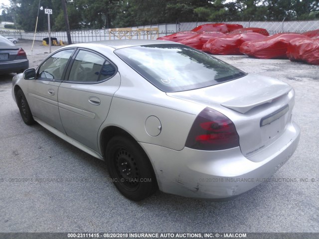 2G2WP552171183781 - 2007 PONTIAC GRAND PRIX Сріблястий фото 3