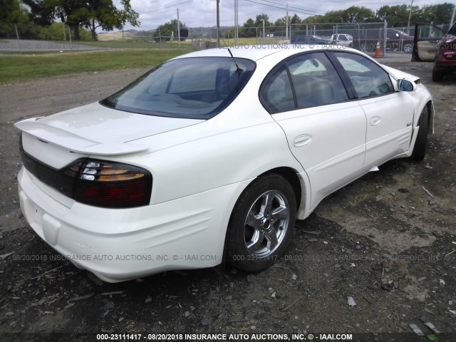 1G2HY54K34U181408 - 2004 PONTIAC BONNEVILLE SLE WHITE photo 4