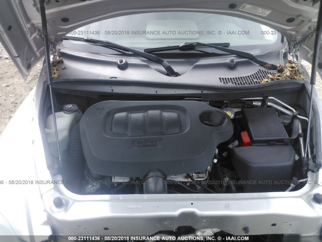 3GNDA13DX8S628274 - 2008 CHEVROLET HHR LS Plata foto 10