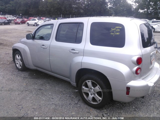 3GNDA13DX8S628274 - 2008 CHEVROLET HHR LS Plata foto 3